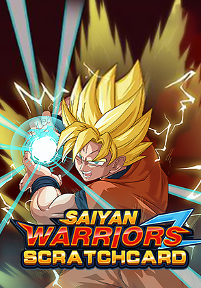 Saiyan Warriors SCRATCHCARD